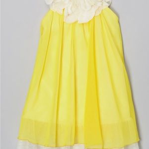 Girls Size 5 Kid’s Dream Yellow and White Dress